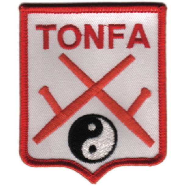 Tonfa with Yin Yang and White Background-0