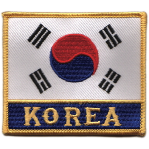 Korean Flag with Writing-0