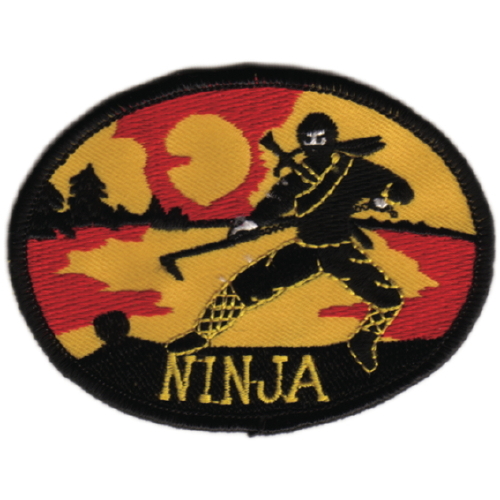 Ninja Red and Gold Background-0