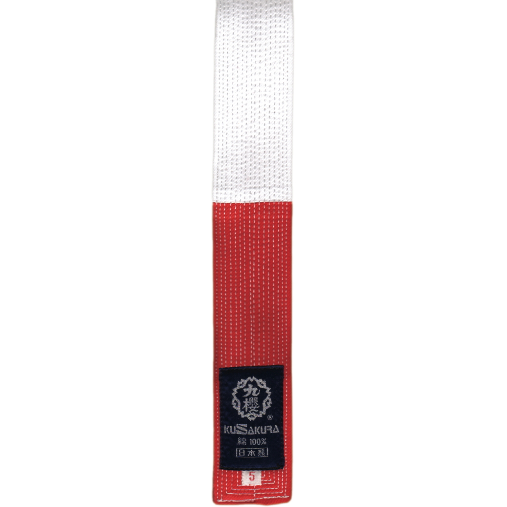 KuSakura Red and White Belt-0