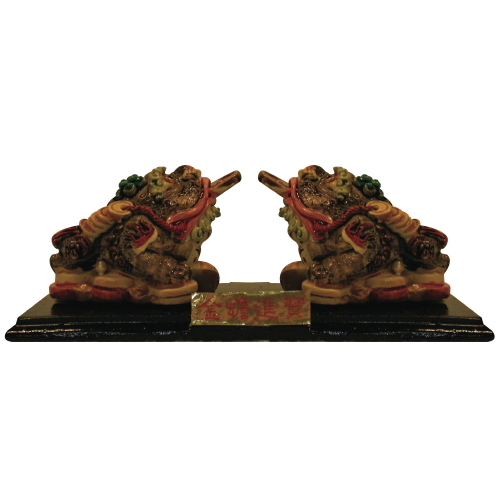 Chinese Lucky Display Brown Frog-0