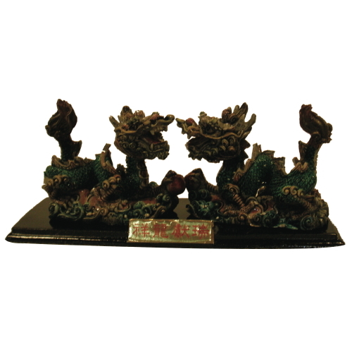 Chinese Lucky Display Green Dragon-0