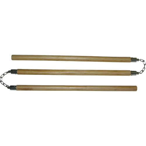 Rattan Three-Section Staff - Wood 3 Section Staff - Martial Arts Chain  Staff